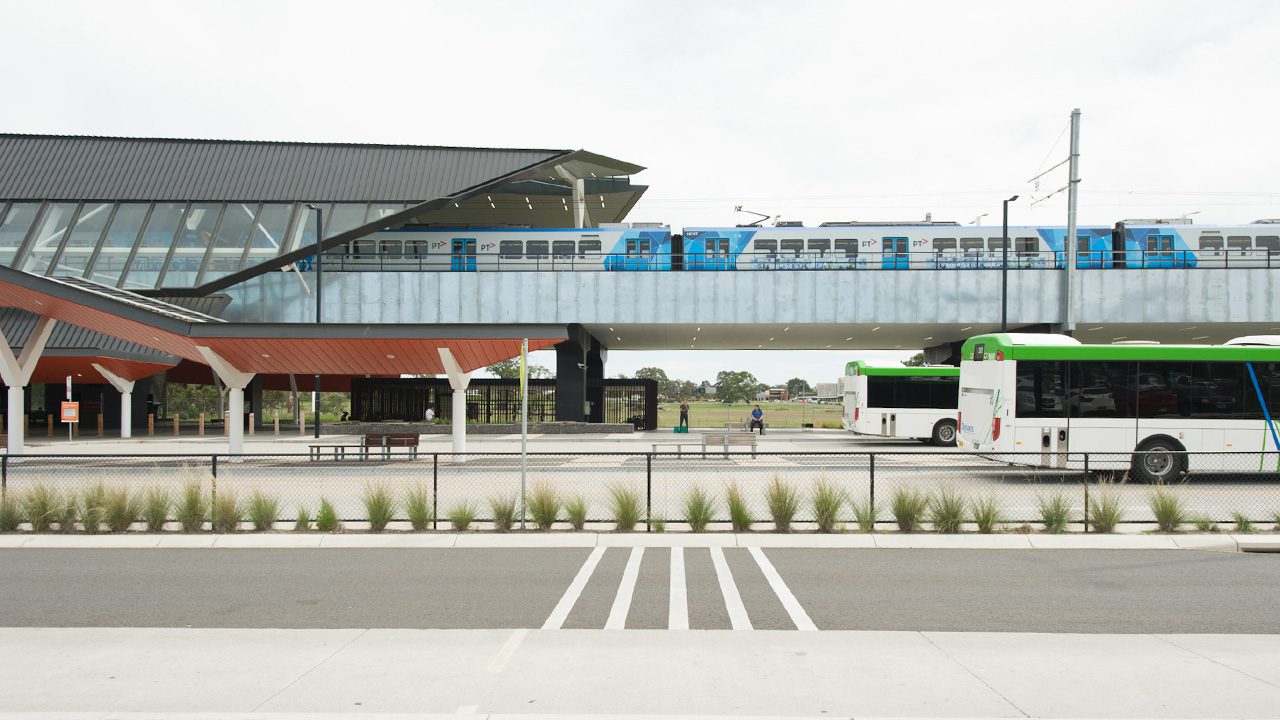 Svg+xml;charset=utf — tract Mernda rail extension - mernda station - tract