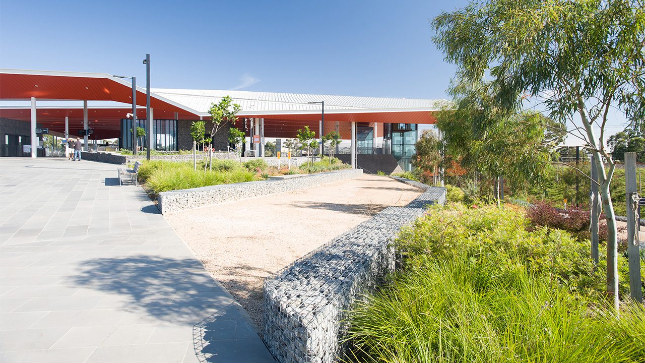 Svg+xml;charset=utf — tract Mernda rail extension - middle gorge station - tract