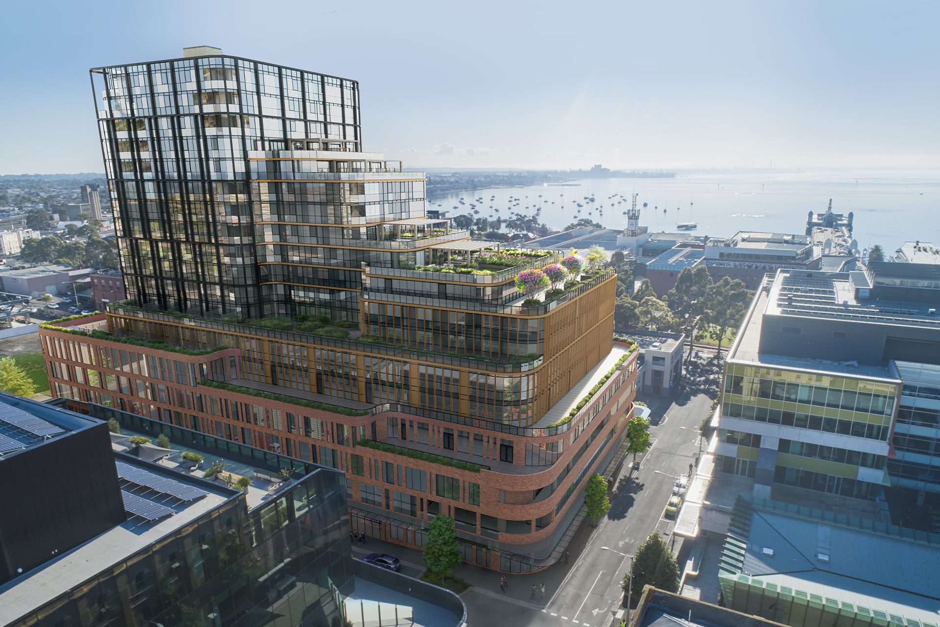 Svg+xml;charset=utf — tract Cunningham place - architecture 3d visualisation - tract media