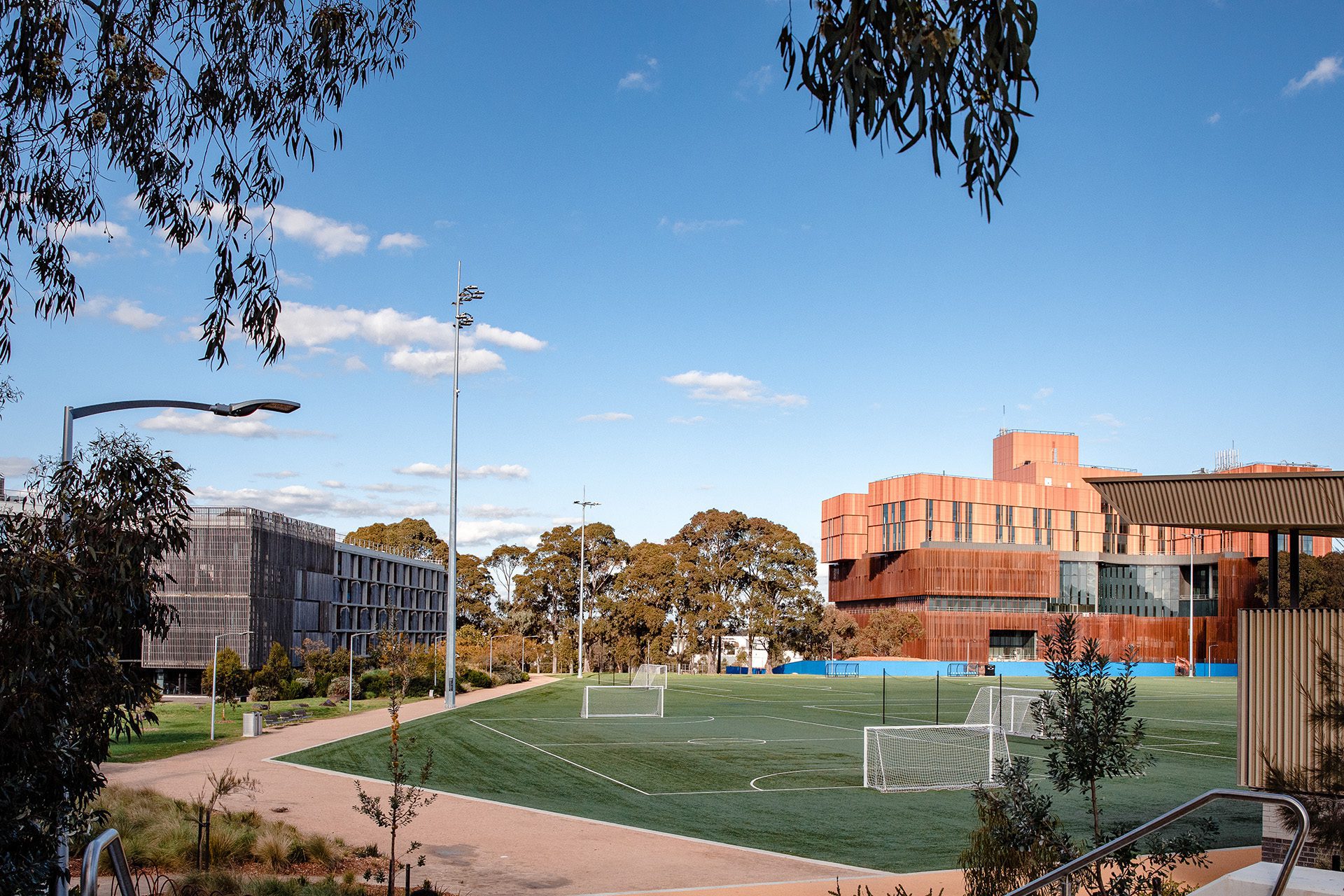 Svg+xml;charset=utf — tract Monash university sports precinct - clayton campus - landscape architecture - tract